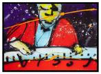 Herman Brood | Giclée: The Pianoman | Afmeting: 85cm x 120cm, Antiek en Kunst, Kunst | Litho's en Zeefdrukken, Ophalen of Verzenden