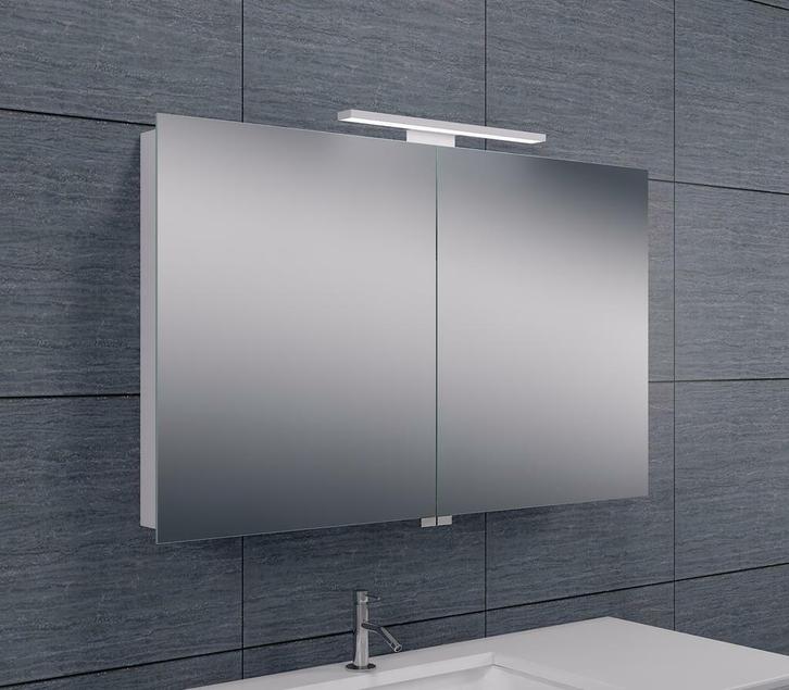 Sanifun One-Led spiegelkast Pascual 1000 x 600, Huis en Inrichting, Badkamer | Badkamermeubels