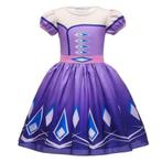 Prinsessenjurk - Prinses Elsa - Paarse zomerjurk - Kleedje, Kinderen en Baby's, Carnavalskleding en Verkleedspullen, Verzenden