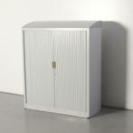 Aspa roldeurkast, aluminium, 146 x 120 cm, incl. 3 legborden, Huis en Inrichting, Ophalen of Verzenden, Gebruikt