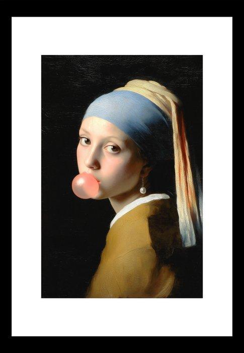 La Mama - Bubblegum Pearl - XL, Antiek en Kunst, Kunst | Schilderijen | Modern