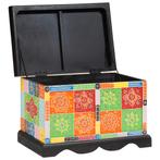 vidaXL Opbergdoos 60x40x40 cm van Massief Mango Hout, Huis en Inrichting, Verzenden, Nieuw