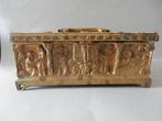 Boîte reliquaire - Très bel et rare reliquaire en bronze, Antiek en Kunst