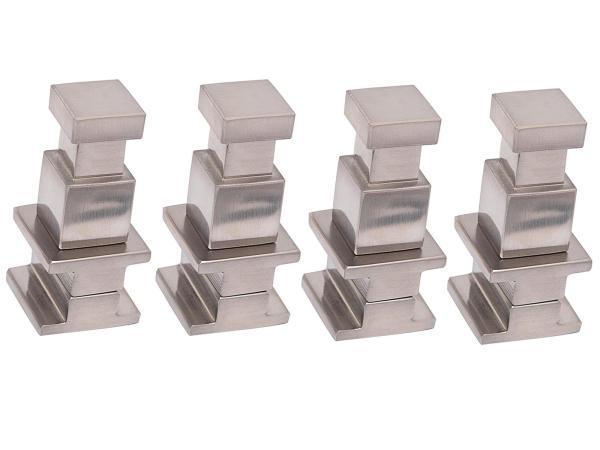 Veiling - 4x Beaux haak voor radiator vierkant 2x2x6cm Rodez, Doe-het-zelf en Bouw, Sanitair