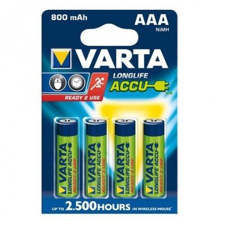 Varta Oplaadbare batterij AAA HR3 800mAh 1x Blister, TV, Hi-fi & Vidéo, Batteries, Envoi
