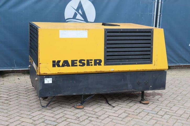 Veiling: Compressor Kaeser M76 Diesel 7bar, Zakelijke goederen, Machines en Bouw | Pompen en Compressoren, Ophalen