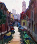 Pascual Bueno Ferrer (1930) - Canal veneciano, Antiek en Kunst