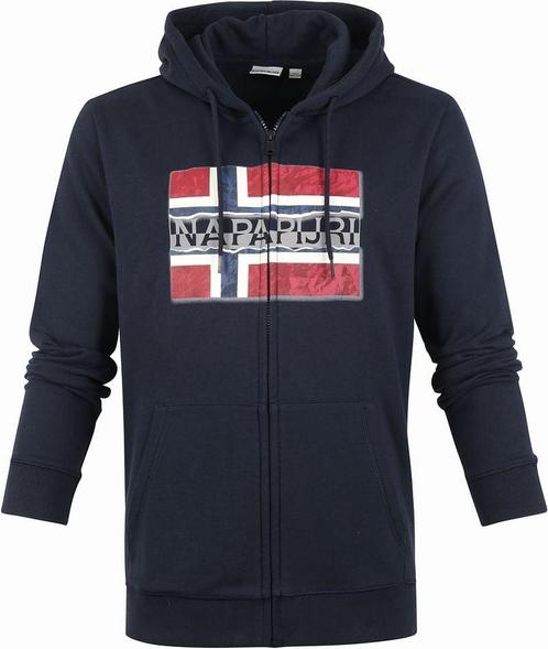 Napapijri Bench Vest Donkerblauw maat Maat 48/50 (M) Heren, Kleding | Heren, Truien en Vesten, Blauw, Nieuw, Maat 48/50 (M), Verzenden