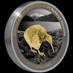 Nouvelle-Zélande. 2 Dollars 2024 Kiwi - Black Proof Gilded,, Postzegels en Munten