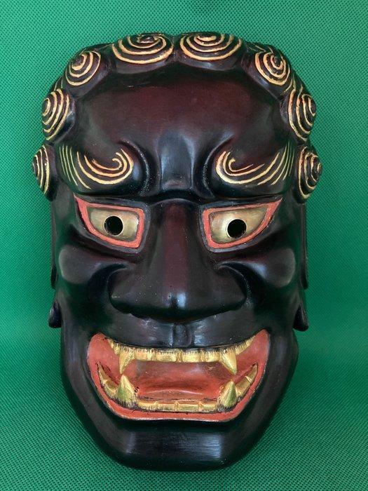 Afwijzen Mammoet Grondig ② Beeld, Noh masker - Hout - Japans traditioneel houten — Antiquités |  Autres Antiquités — 2ememain