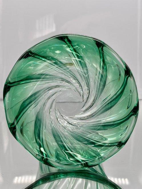 Val Saint Lambert - Vaas - Torsade - Kristal, Antiek en Kunst, Antiek | Glaswerk en Kristal