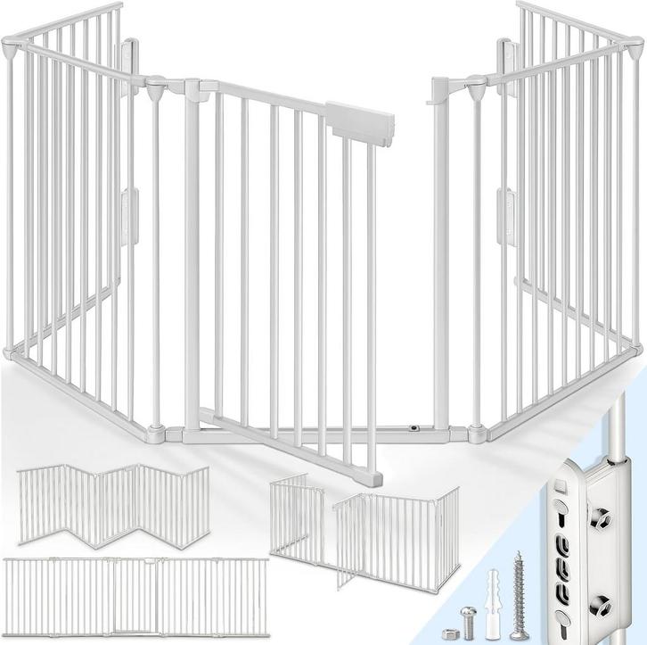 Veiligheidshek - Haardscherm - Hondenhek - 600cm - Grijs - K, Huis en Inrichting, Overige Huis en Inrichting, Verzenden