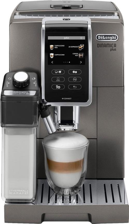 DeLonghi Dinamica Plus ECAM370.95.T Zwart Koffieapparaten, Elektronische apparatuur, Koffiezetapparaten, Verzenden