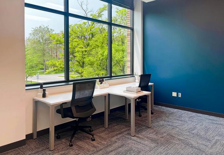 Espace de bureau pour 2 pers. à HQ Charleroi Airport, Articles professionnels, Immobilier d'entreprise