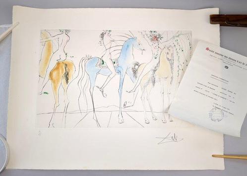 Salvador Dali (1904-1989) - Hamadryades mimétiques, Antiek en Kunst, Antiek | Overige Antiek