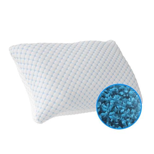 Ergonomisch hoofdkussen van traagschuim - 70 x 50 cm, Huis en Inrichting, Slaapkamer | Beddengoed, Wit, Nieuw, Verzenden
