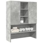 vidaXL Wasmachinekast 70,5x25,5x90 cm betongrijs, Elektronische apparatuur, Wasmachines, Verzenden, Nieuw