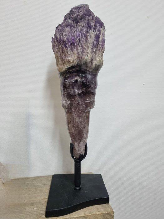 High Quality Big Amethyst Carving, Leandro Souza Schedel -, Verzamelen, Mineralen en Fossielen