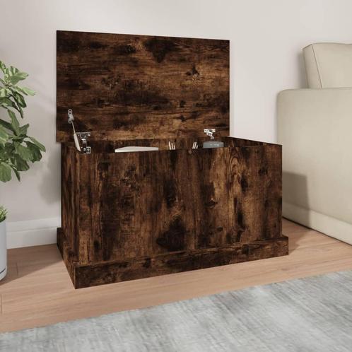 vidaXL Opbergbox 70x40x38 cm bewerkt hout gerookt, Huis en Inrichting, Kasten | Overige, Nieuw, Verzenden