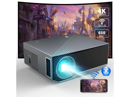 Beamer with 5G WiFi Bluetooth, Mini Outdoor/Home Video, Huis en Inrichting, Woonaccessoires | Overige, Nieuw, Verzenden