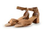 Omoda Sandalen in maat 39 Cognac, Kleding | Dames, Overige kleuren, Verzenden, Omoda, Sandalen of Muiltjes