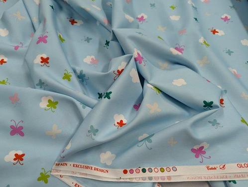 Cotone Satinato - Design Esclusivo Globe C - Textile  - 620, Antiek en Kunst, Antiek | Tapijten, Tafelkleden en Textiel