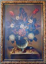 Spaanse school (XIX) - Bouquet con flores - NO RESERVE, Antiek en Kunst