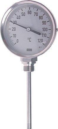 0 tot +80°C RVS Bimetalen Industriële Thermometer 100mm, Doe-het-zelf en Bouw, Overige Doe-Het-Zelf en Bouw, Verzenden