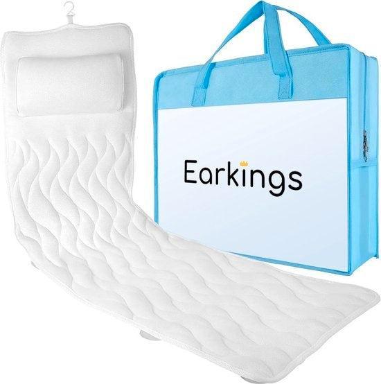 2dekans | Earkings Badkussen Deluxe 126x44x8 cm - Bad Kussen, Huis en Inrichting, Badkamer | Badtextiel en Accessoires, Ophalen of Verzenden