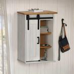 vidaXL Hangkast HALDEN met schuifdeur 49x22,5x70 cm, Verzenden, Nieuw