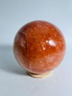 Fire Quarz - AAA+ kwaliteit - Ø 112mm - Rood op wit