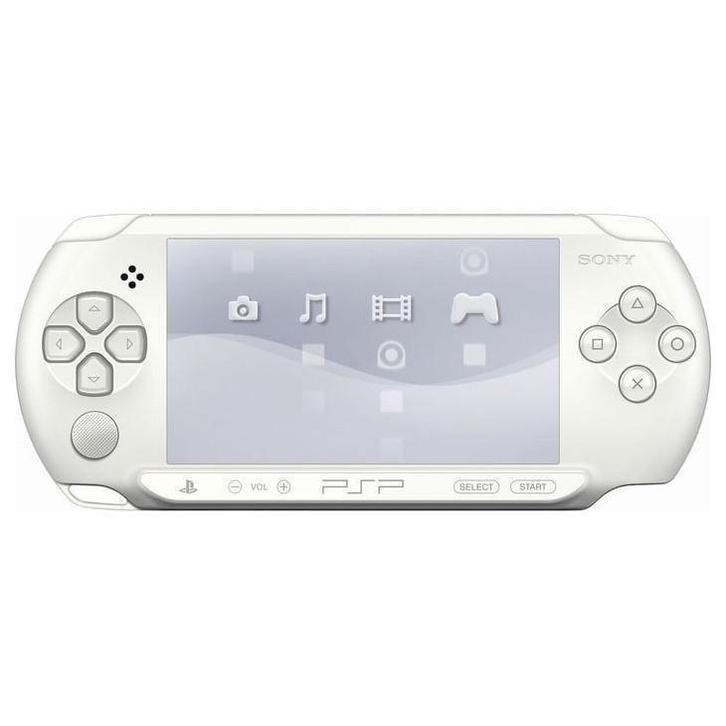 PSP Street E1000 Wit (Nette Staat & Krasvrij Scherm), Games en Spelcomputers, Spelcomputers | Sony PSP, Zo goed als nieuw, Ophalen of Verzenden