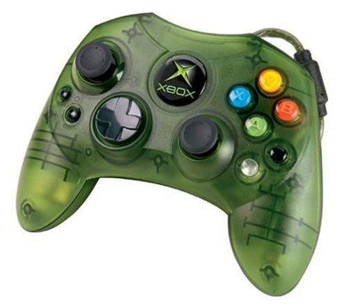 Microsoft Xbox Classic S Controller Crystal Green + Break..., Consoles de jeu & Jeux vidéo, Consoles de jeu | Xbox Original, Enlèvement ou Envoi