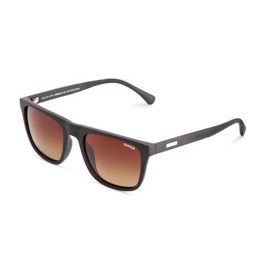 Zonnebril - Donker bruin SINNER Kirby (Zonnebrillen), Handtassen en Accessoires, Zonnebrillen en Brillen | Heren, Nieuw, Verzenden