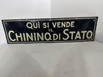Wordt het staatschino verkocht? - Reclamebord - Emaille,