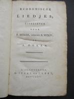 E. Bekker, weduwe A. Wolff, A. Deken - Economische Liedjes -
