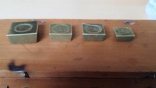balance de changeur - Balance - Bois, Cuivre, Laiton, Antiek en Kunst, Antiek | Overige Antiek