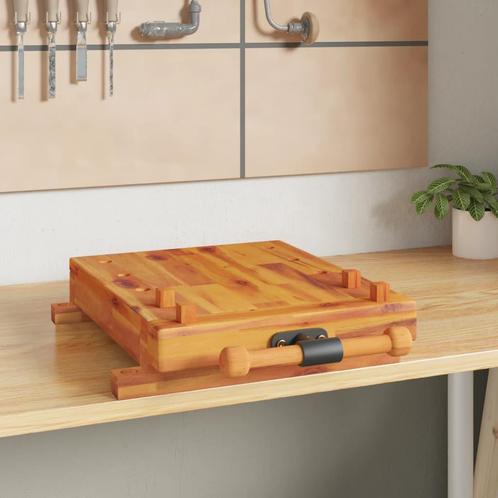 vidaXL Tafelwerkbank met bankschroef 52x44x9,5 cm massief, Doe-het-zelf en Bouw, Werkbanken, Nieuw, Verzenden