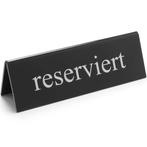 Tafelbordje | Kunststof | Reserviert | 2-zijdig |, Verzenden, Nieuw in verpakking