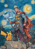 ANDSAL - (LOT of 2) Van Gogh Tribute Pikachu with Thor and, Nieuw