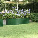 vidaXL Plantenbak 152x80x36 cm gegalvaniseerd staal groen, Verzenden, Nieuw