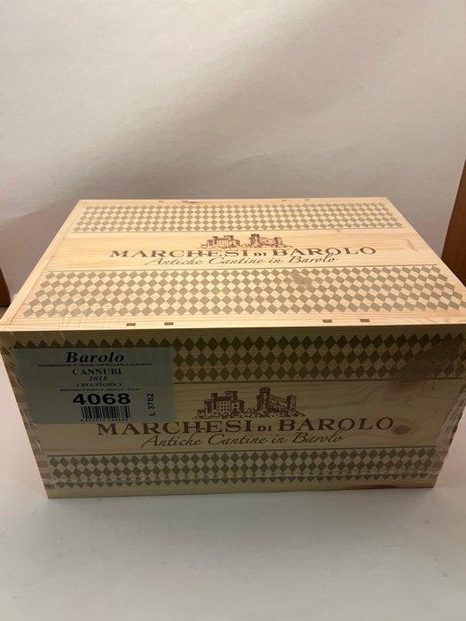 2018 Marchesi di Barolo, Cannubi - Piëmont DOCG - 6 Flessen, Verzamelen, Wijnen