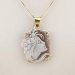 Argentum 925 - Cameo - Cammeo met de hand gesneden, Handtassen en Accessoires, Antieke sieraden