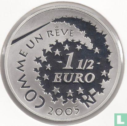 Frankrijk 1½ euro 2005 (PROOF) 30 years of Hello Kitty b.., Postzegels en Munten, Munten | Europa | Euromunten, Losse munt, Overige waardes