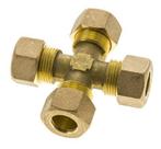 14mm Messing Kruissok Knelfitting DIN EN 1254-2, Doe-het-zelf en Bouw, Verzenden, Nieuw