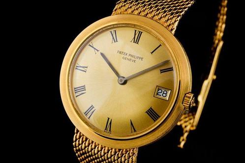 Patek Philippe - Vintage Calatrava 18K Gold Automatic Cal, Handtassen en Accessoires, Horloges | Heren