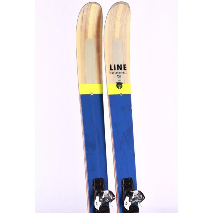 186 freeride skis LINE SUPERNATURAL 108, grip walk + Salomo, Sport en Fitness, Skiën en Langlaufen, Verzenden