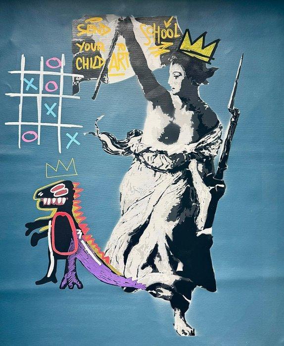 Quiona+ - ‘Delacroix x Jean-Michel Basquiat’, Antiek en Kunst, Kunst | Schilderijen | Modern