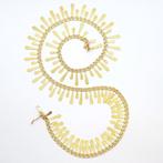 Choker halsketting - 18 karaat Geel goud, Handtassen en Accessoires, Antieke sieraden