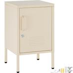 tectake nachtkastje - crème, Huis en Inrichting, Verzenden, Nieuw